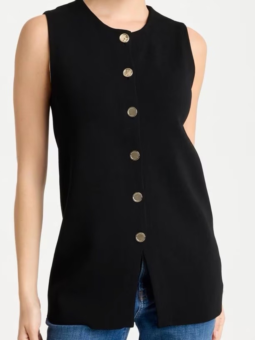*NWT* Chico’s Refined Sleeveless Crewneck Sweater Vest